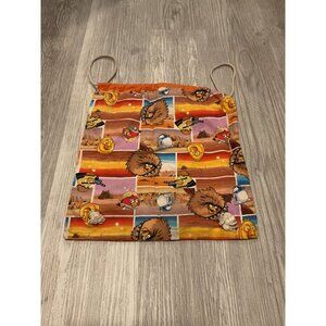 Angry Birds Star Wars Drawstring Bag Orange Multicolor Cotton Kids Storage